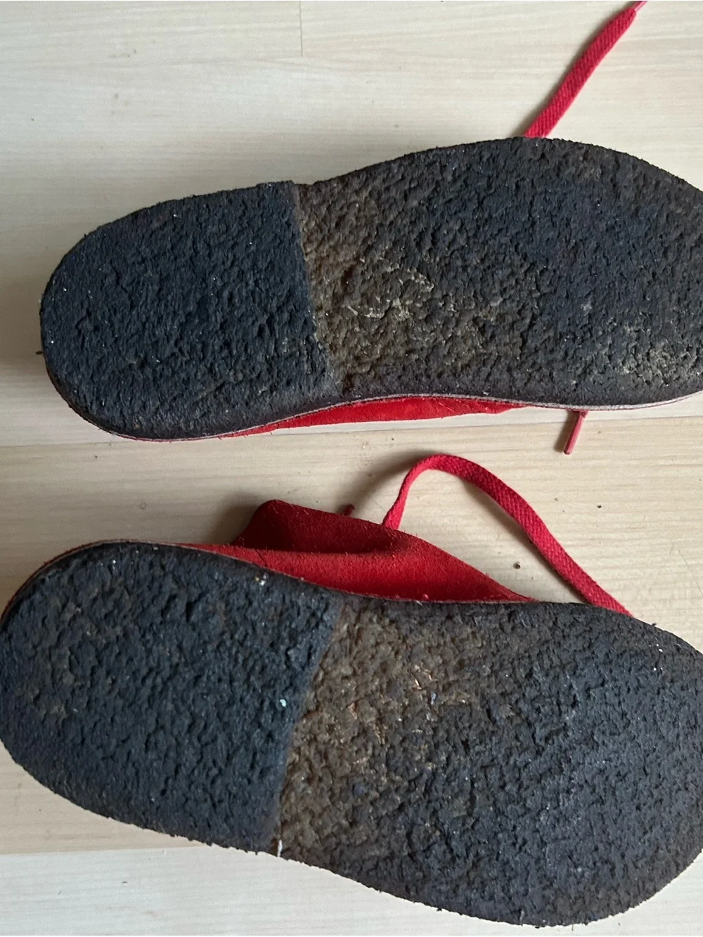 Crewcuts Red Suede Boys Dress Chukka Shoes
